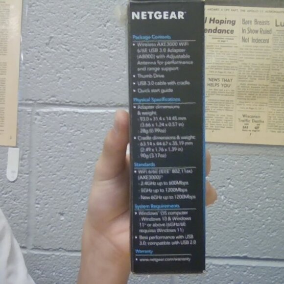 Netgear nighthawk axe3000 wifi usb adapter - Picture 4 of 6